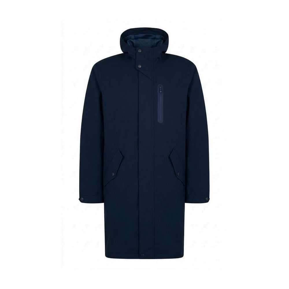 Herno Blue Polyester Coat for Men