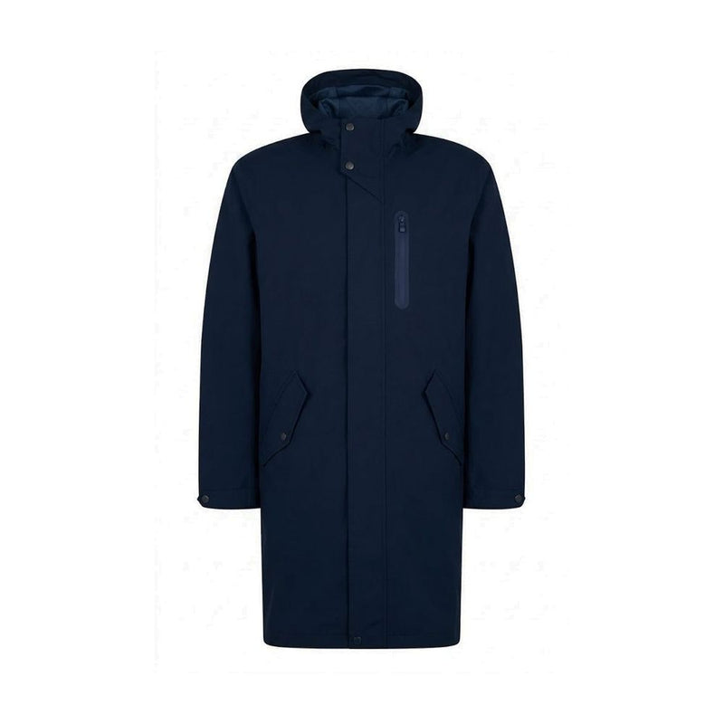Herno Blue Polyester Coat for Men