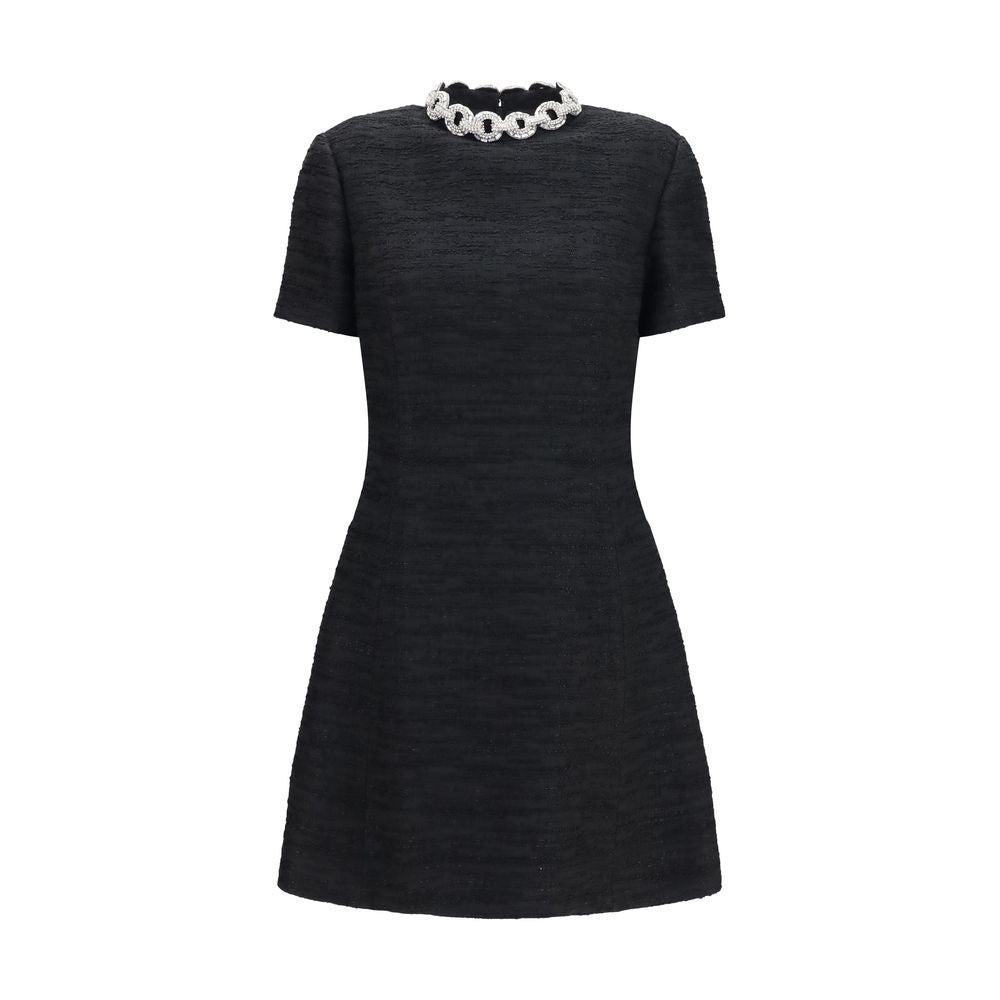 Valentino Garavani Black Cotton Casual Midi Dress