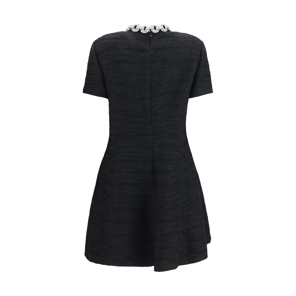 Valentino Garavani Black Cotton Casual Midi Dress
