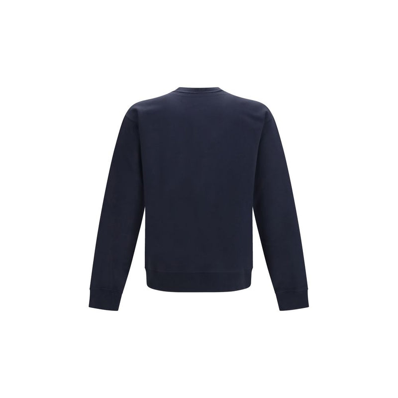 Valentino Blue Cotton Sweatshirt with VLogo