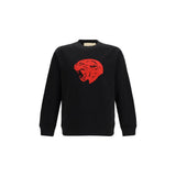 Valentino Black Panther Cotton Sweatshirt for Men