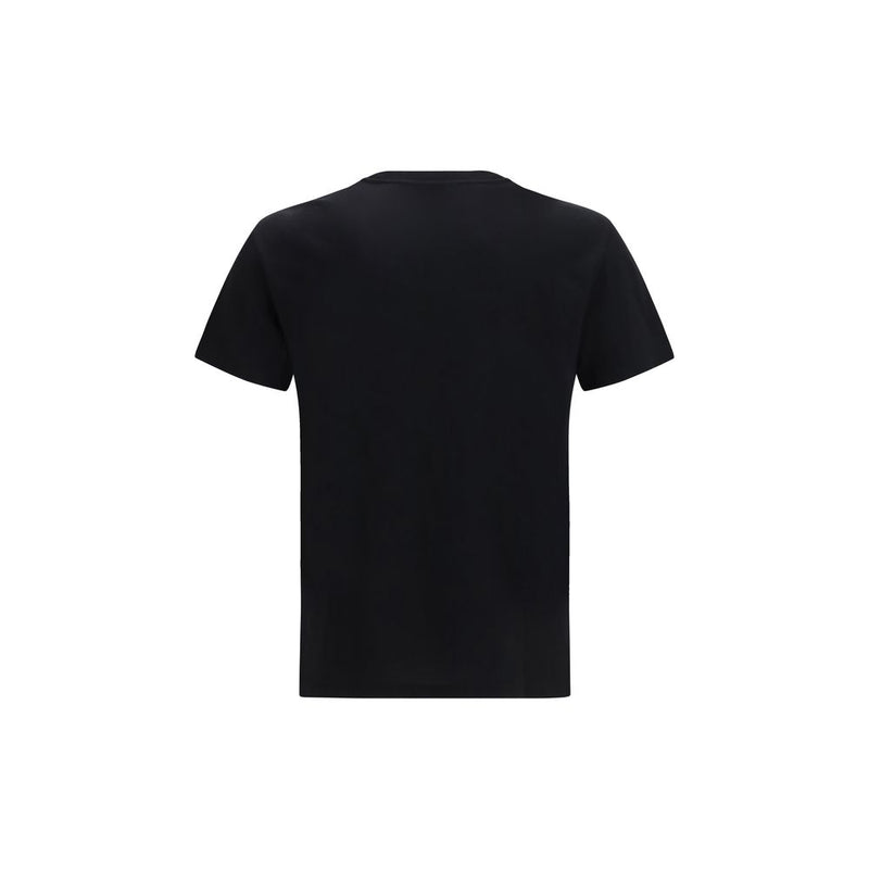 Valentino Black Cotton VLogo T-Shirt for Men