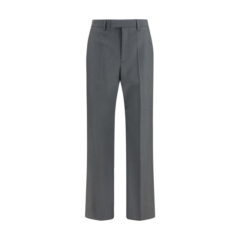Valentino Gray Wool Oves Aries Dress Pants for Men