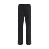 Valentino Black Wool Oves Aries Dress Pants for Men