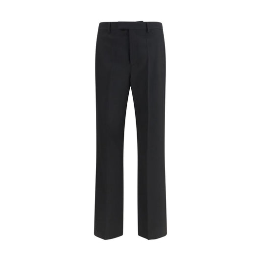 Valentino Black Wool Oves Aries Dress Pants - Elegant Tailoring