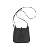 Tory Burch Black Calf Leather Bos Taurus Shoulder Bag