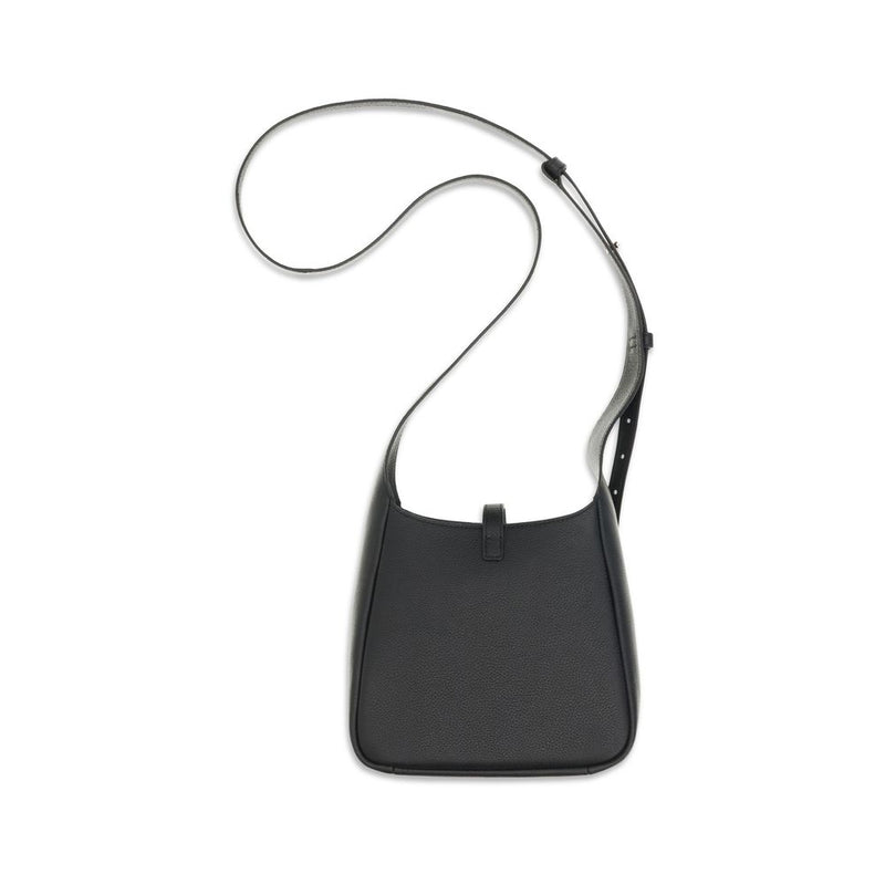 Tory Burch Black Calf Leather Bos Taurus Shoulder Bag