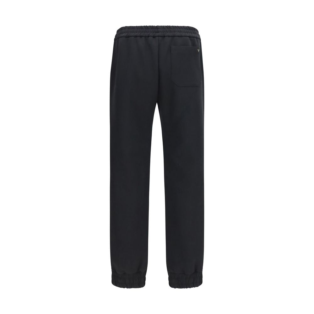 Valentino Garavani Black Cotton Sweatshirt for Men