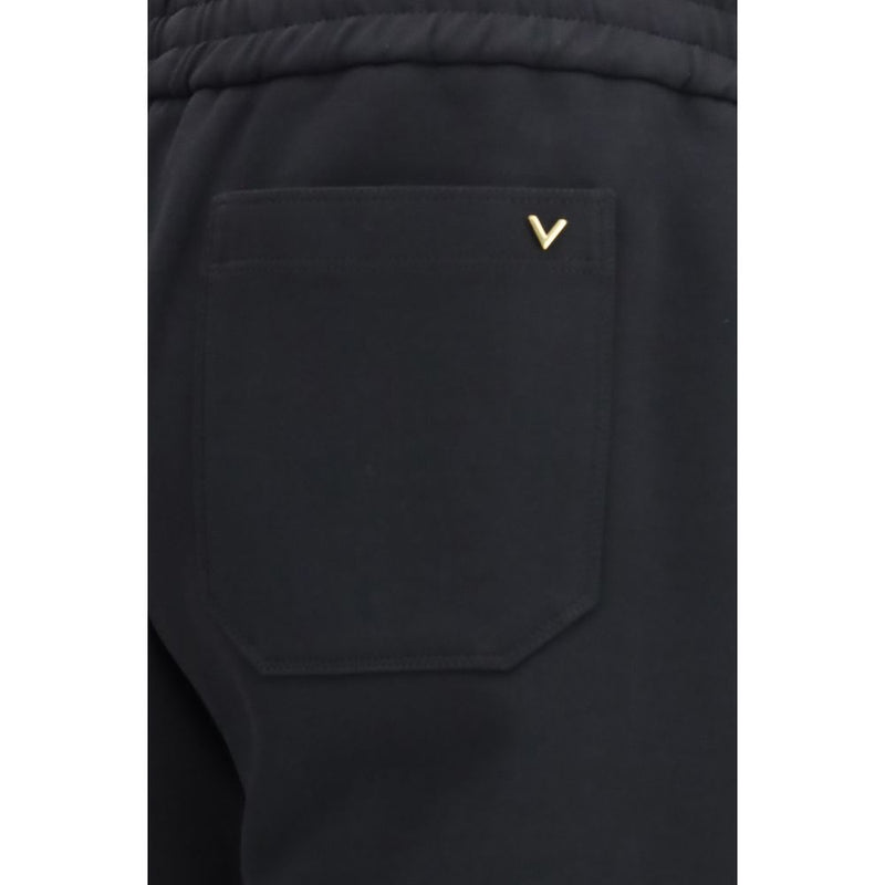Valentino Garavani Black Cotton Sweatshirt for Men