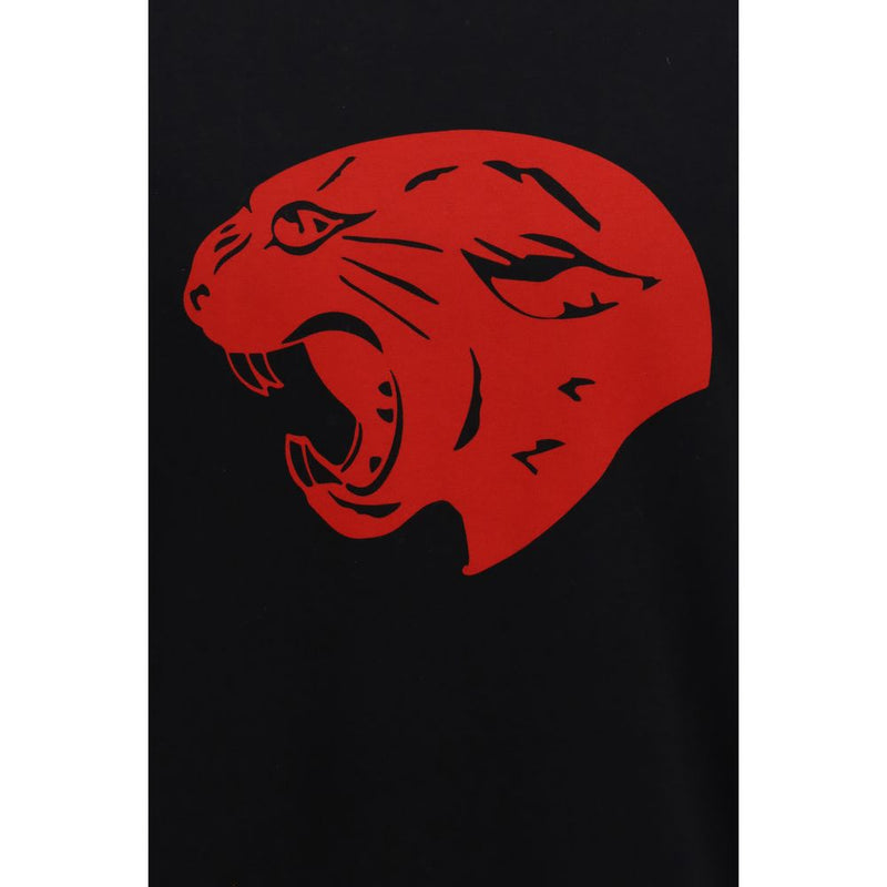 Valentino Panther Black Cotton T-Shirt for Men