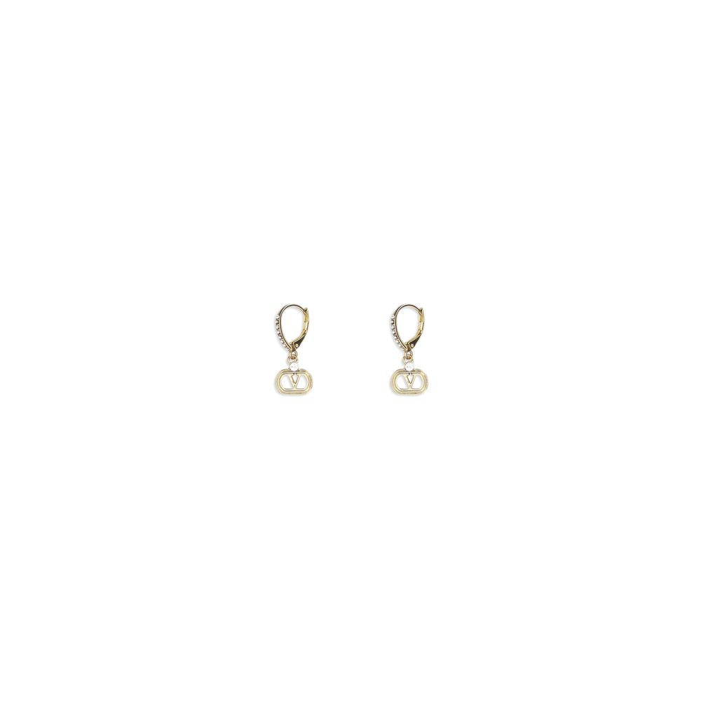 Boucles d'oreilles Ovalette en métal doré Valentino Garavani