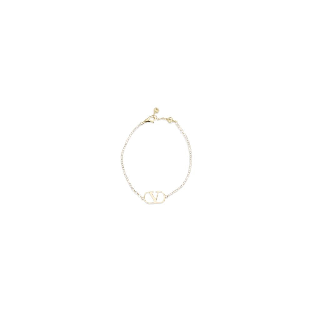 Bracelet en métal doré VLogo Signature de Valentino Garavani