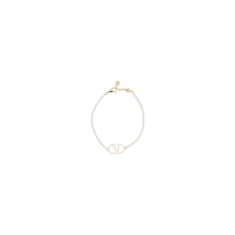 Bracelet en métal doré VLogo Signature de Valentino Garavani