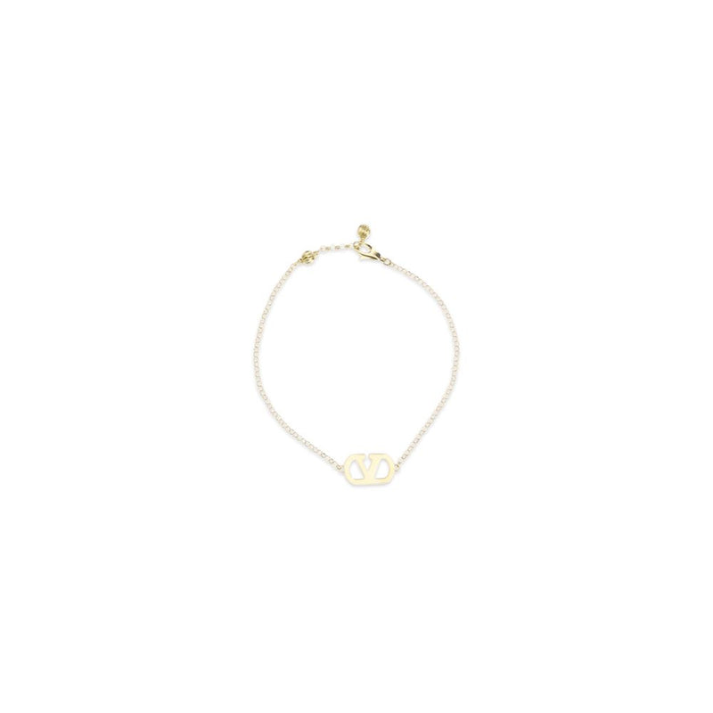 Bracelet en Métal Doré VLogo Signature de Valentino Garavani