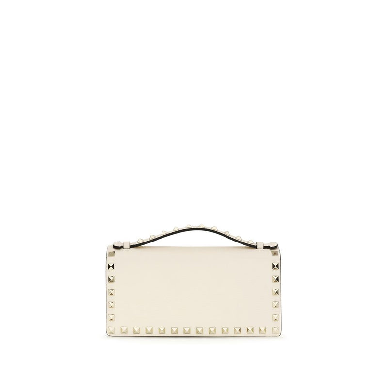Valentino Garavani Beige Calf Leather Bos Taurus Wallet