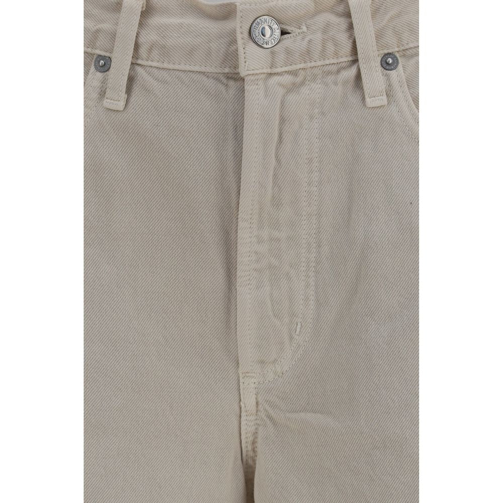 Citizens of Humanity Miro Beige Cotton Jeans for Women