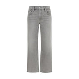 Citizens of Humanity Gray Cotton Straight-Leg Jeans
