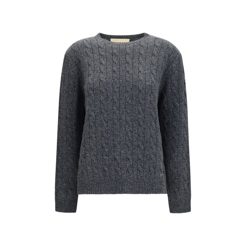 Valentino Gray Wool Oves Aries Sweatshirt