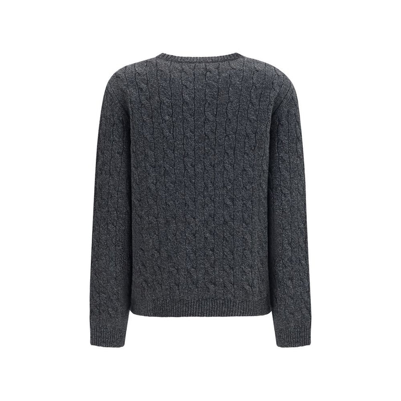 Valentino Gray Wool Oves Aries Sweatshirt