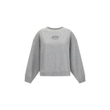 Ganni Gray Cotton Sweatshirt - Casual Comfort for Every Occasion