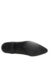 Dolce & Gabbana Black Leather Derby Dress Shoes for Men