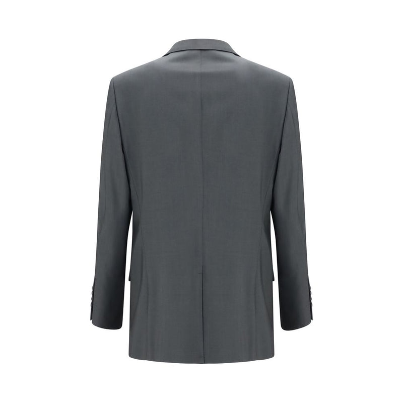 Valentino Gray Wool Oves Aries Jacket for Men