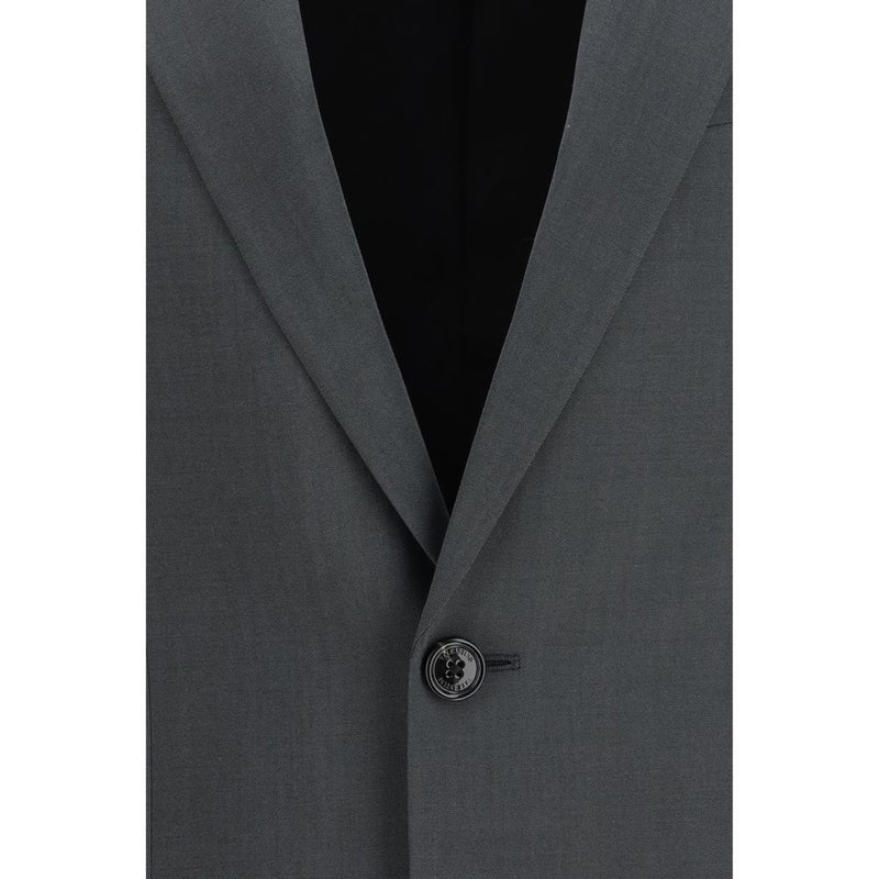 Valentino Gray Wool Oves Aries Jacket for Men
