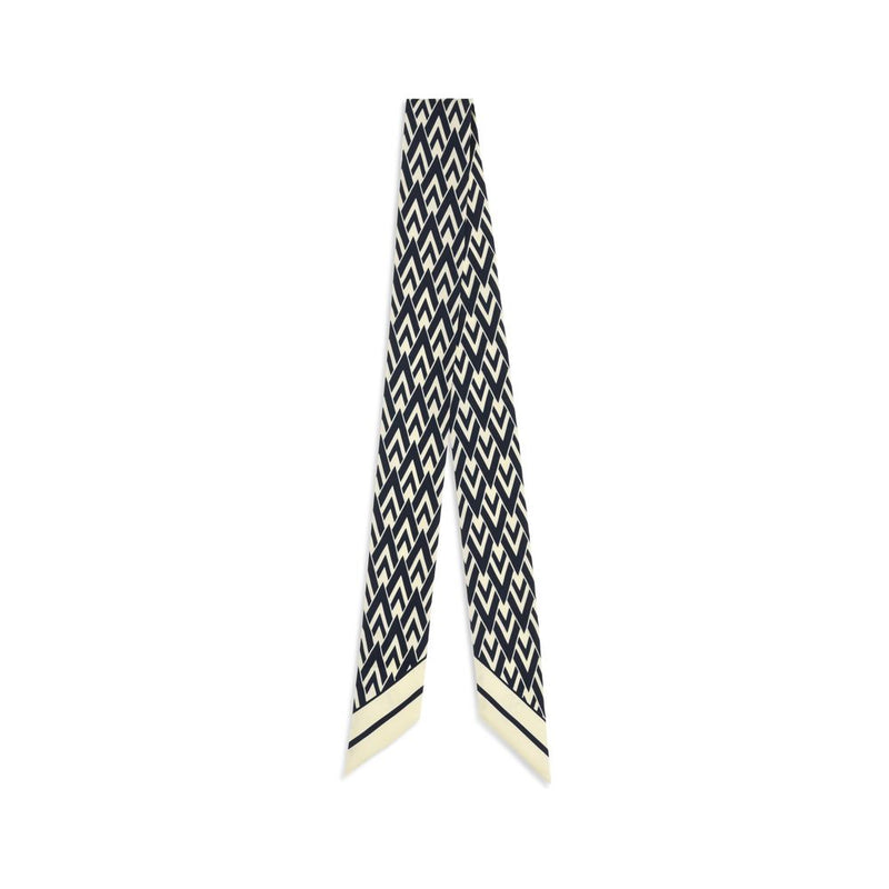 Valentino Garavani Blue Silk Scarf - Twill Tout La V