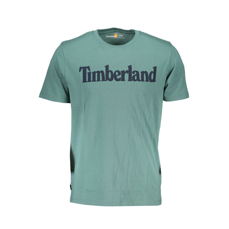 Timberland Verde Cotton Men's T-Shirt - Eco-Friendly Style