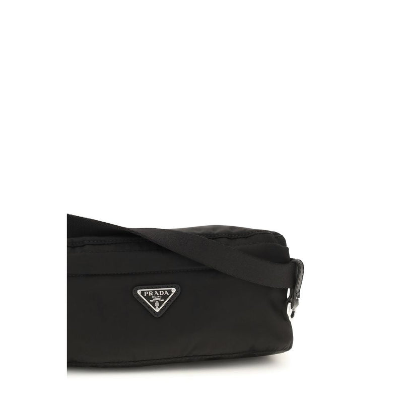 Prada Black Recycled Polyamide Clutch Bag