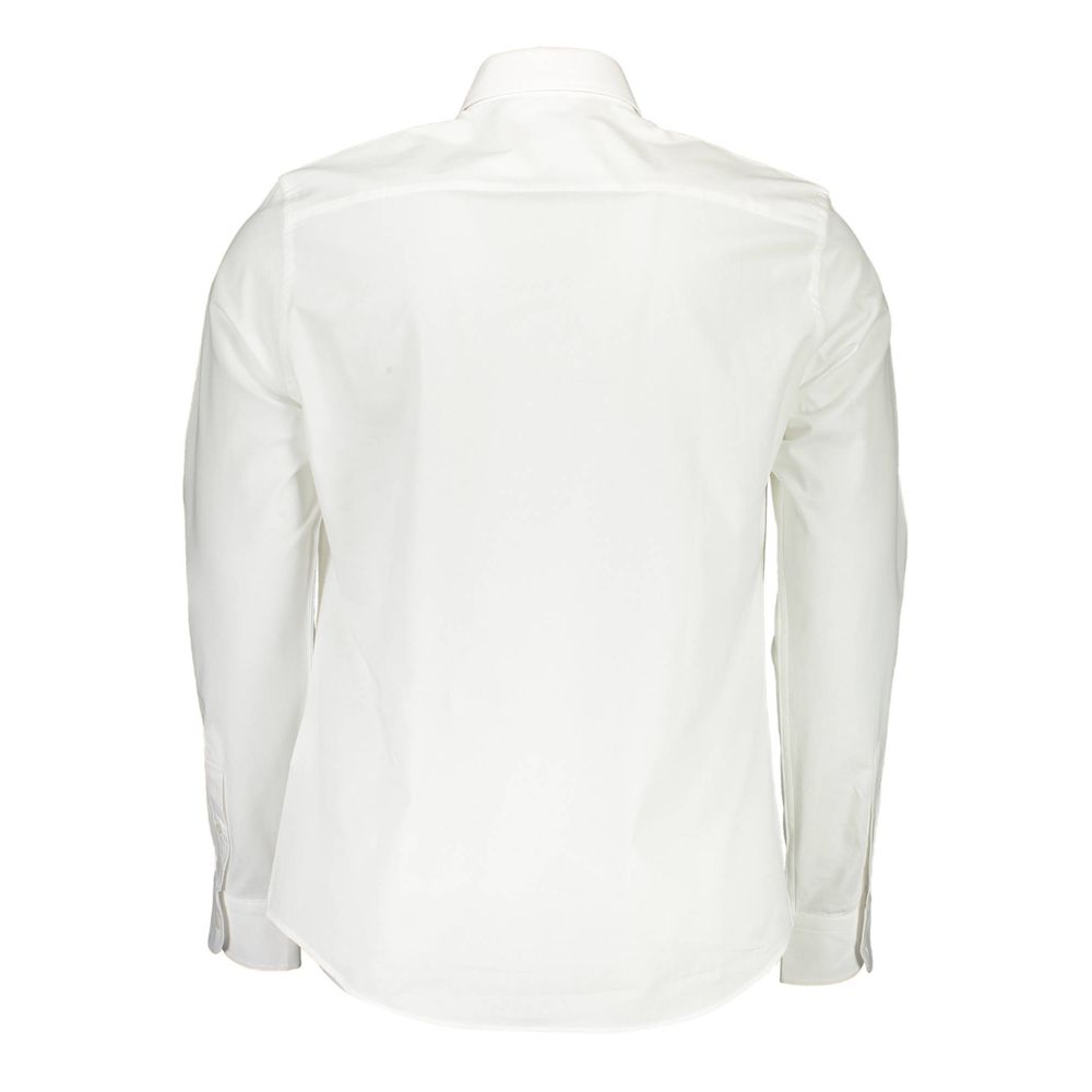 North Sails Bianco Cotton Men Shirt - Elegant White Design
