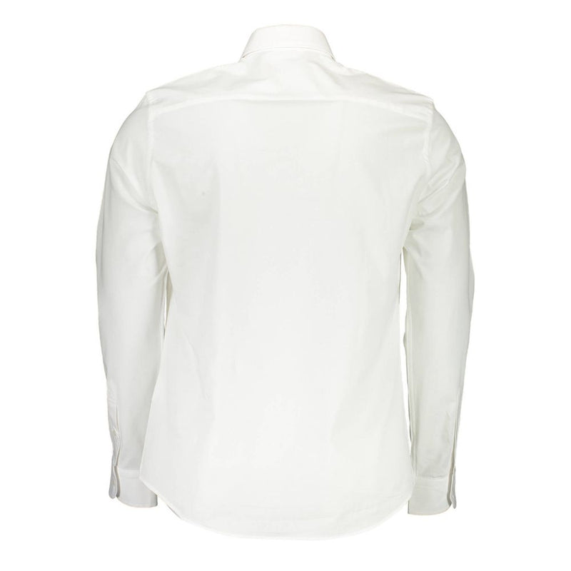 North Sails Bianco Cotton Men Shirt - Elegant White Design
