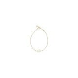 Bracelet Ovalette en Métal Doré Valentino Garavani