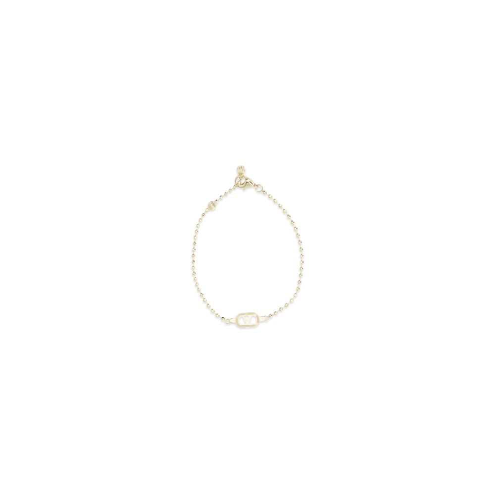 Bracelet Ovalette en Métal Doré Valentino Garavani