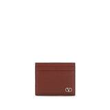 Valentino Garavani Bordeaux Calf Leather Bos Taurus Wallet