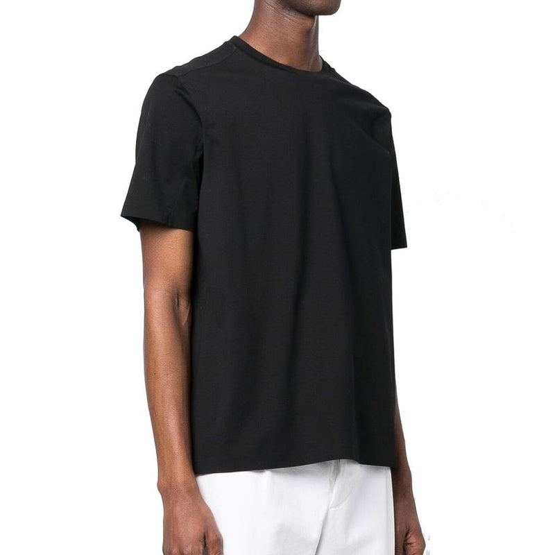Herno Black Cotton T-Shirt for Men