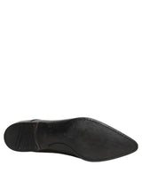 Dolce & Gabbana Black Leather Derby Dress Shoes for Men