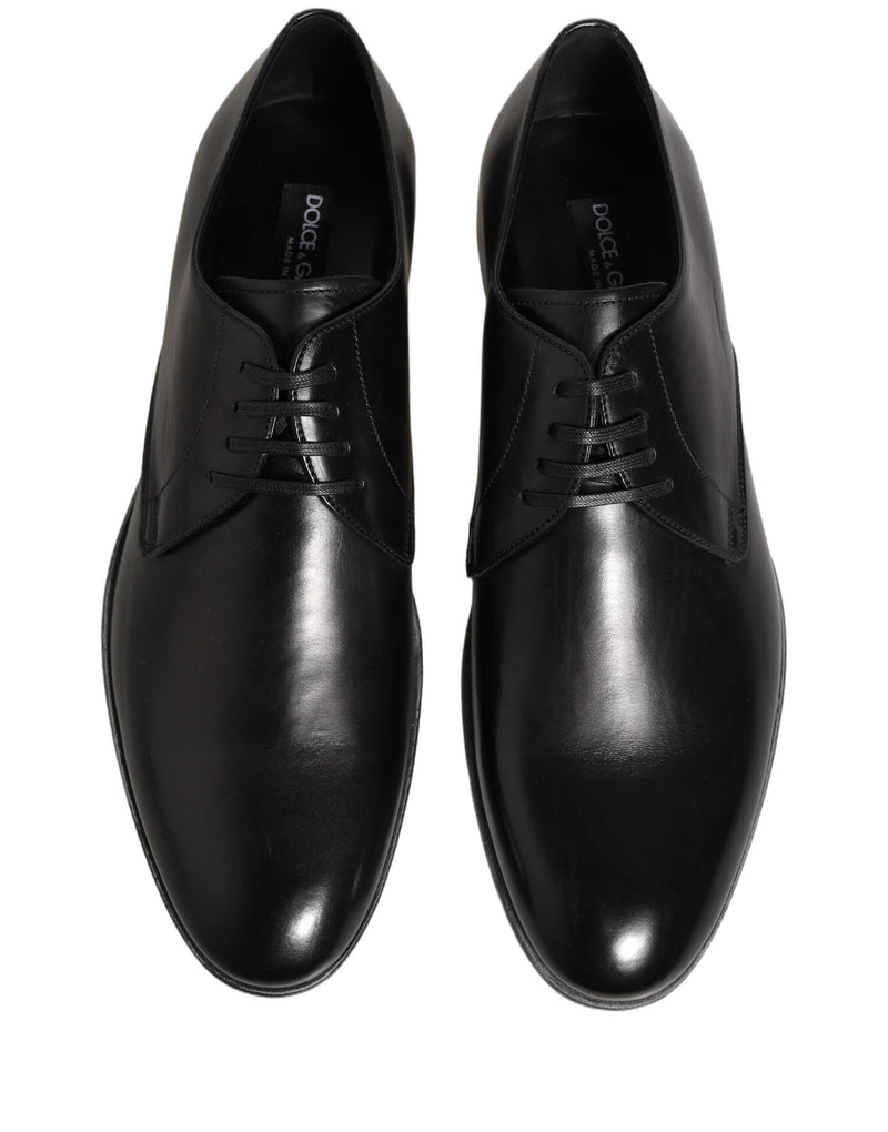 Dolce & Gabbana Derby Noir en Cuir pour Hommes