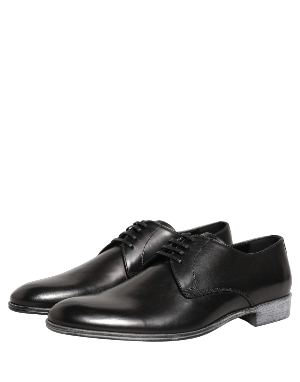 Dolce & Gabbana Derby Noir en Cuir pour Hommes