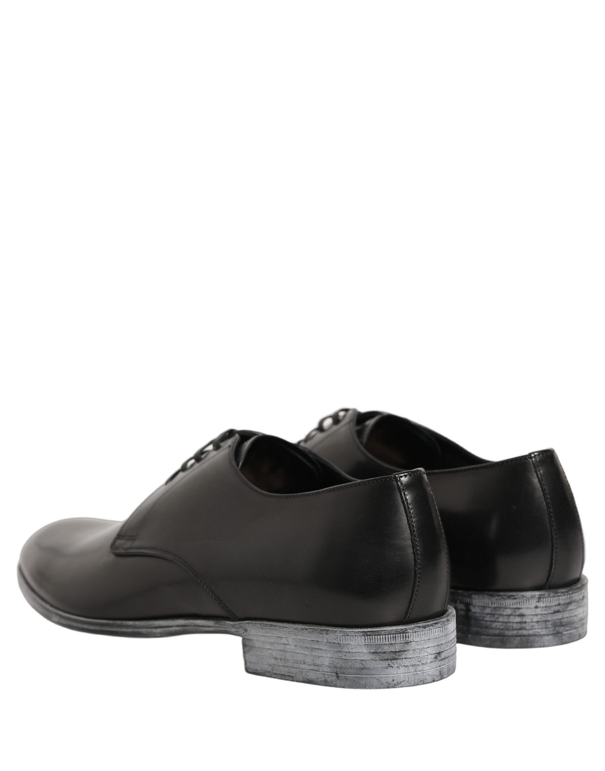 Dolce & Gabbana Derby Noir en Cuir pour Hommes
