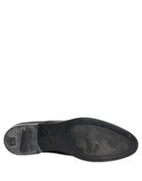 Dolce & Gabbana Derby Shoes en Cuir Noir pour Hommes
