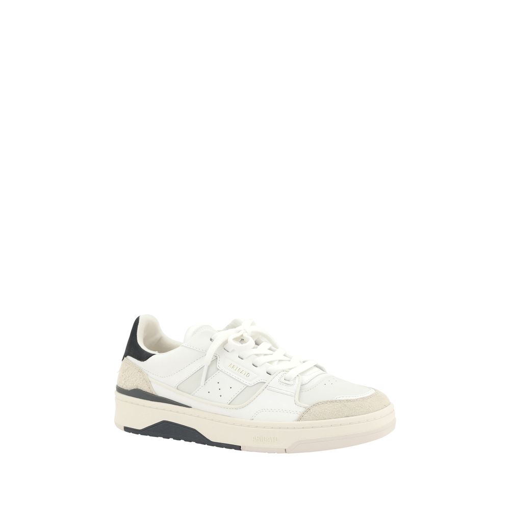 Axel Arigato White Calf Leather Bos Taurus Athletic Sneakers