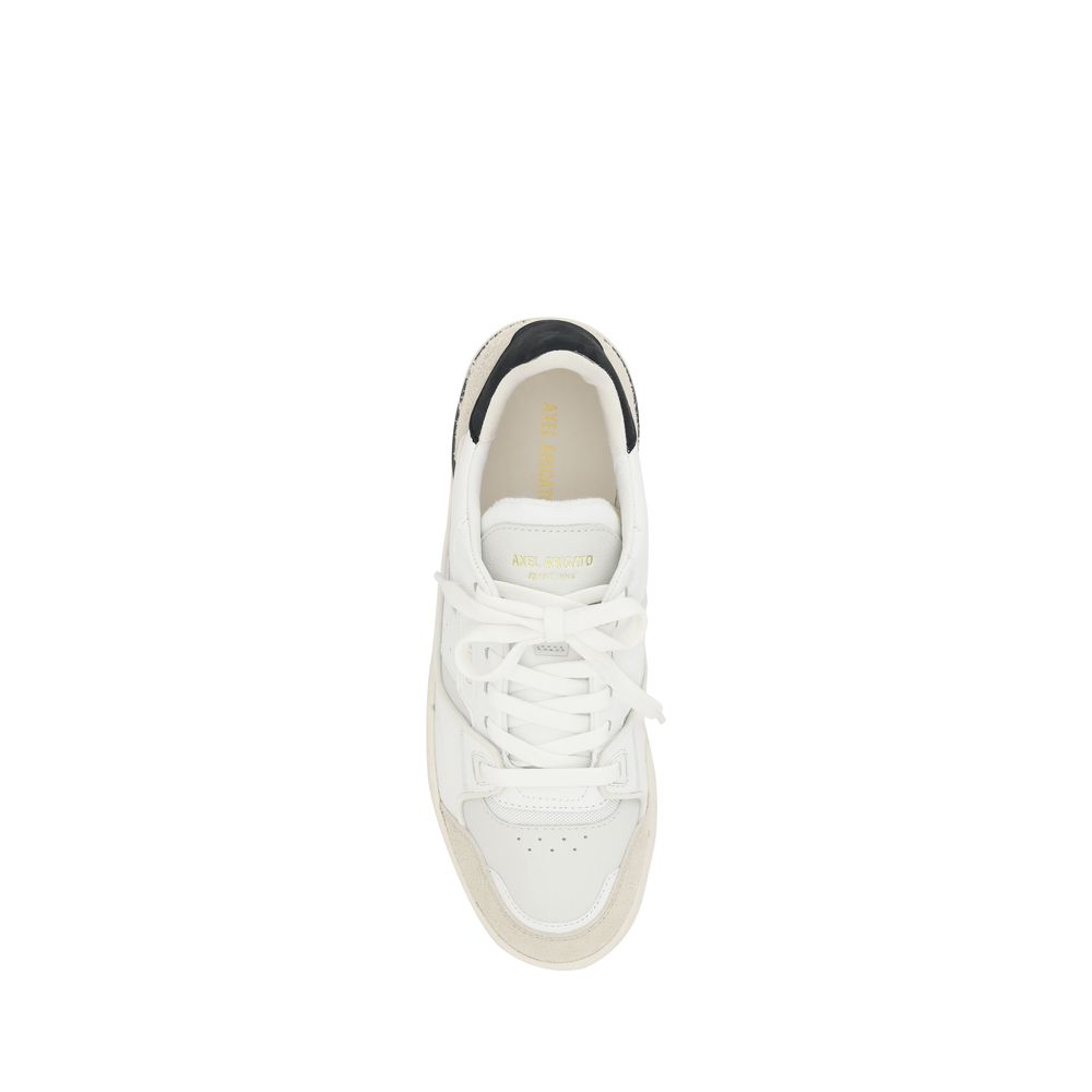 Axel Arigato White Calf Leather Bos Taurus Athletic Sneakers