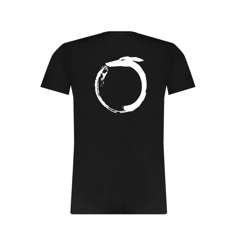 Trussardi Black Cotton Men's T-Shirt - Bold Style Statement