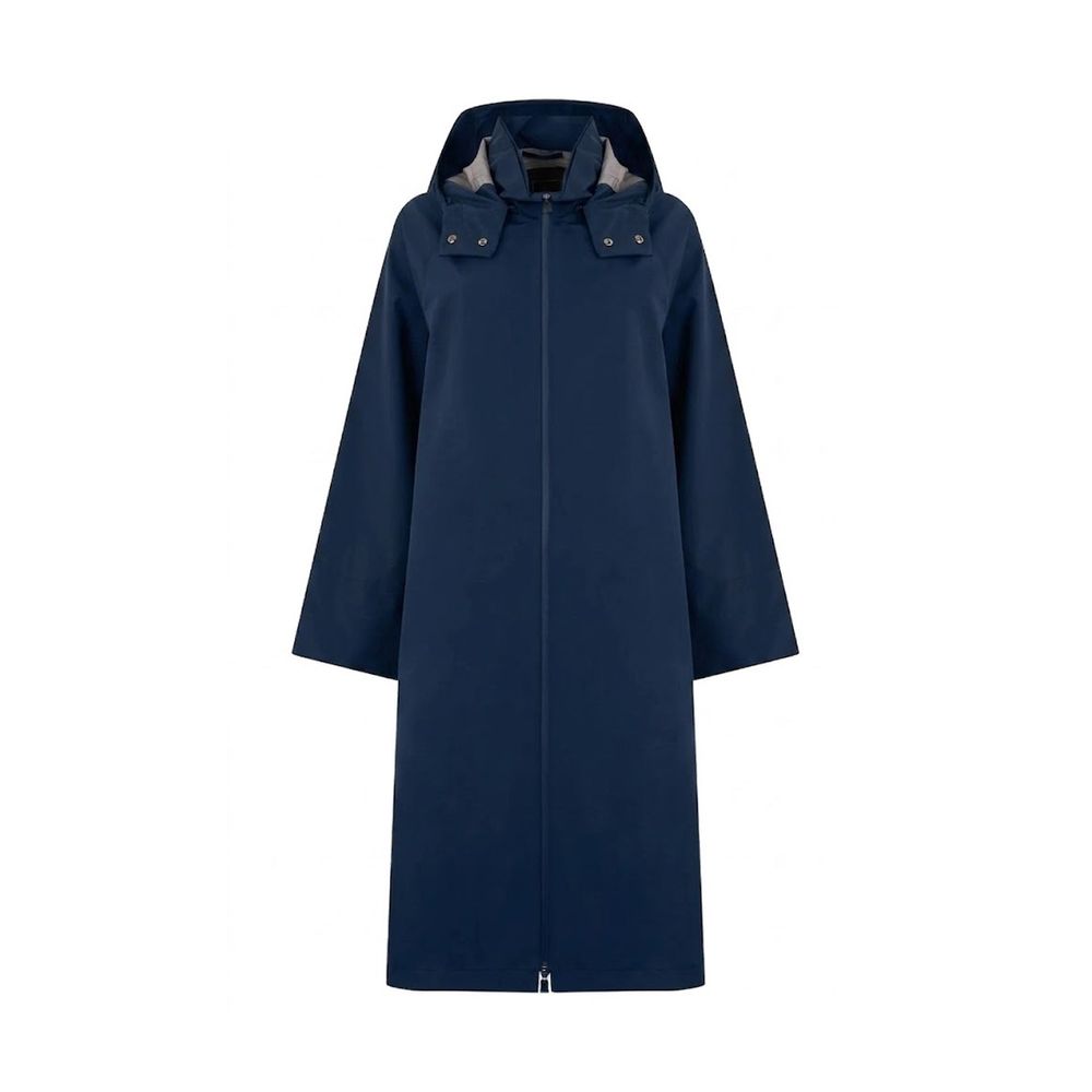 Herno Blue Polyester Coat for Women