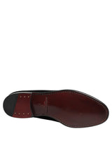 Dolce & Gabbana Black Velvet Loafers for Men - Formal Dress Shoes