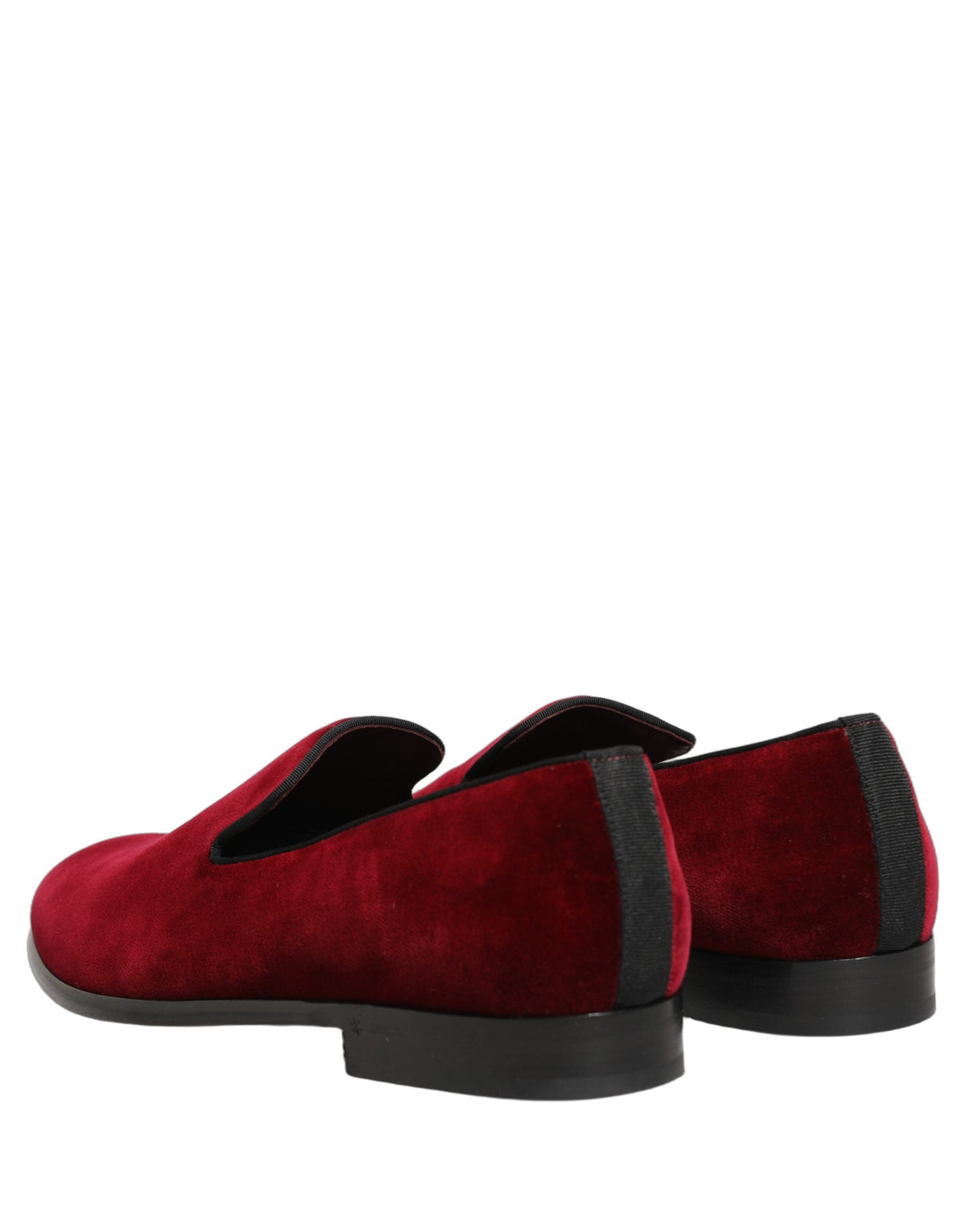 Mocassins à enfiler en velours marron Dolce & Gabbana pour homme