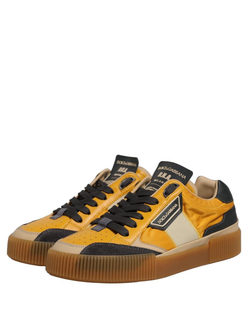Dolce & Gabbana Multicolor MIAMI Low Top Men Sneakers