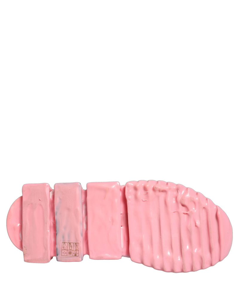Dolce & Gabbana Pink Slip On Low Top Sorrento Sneakers